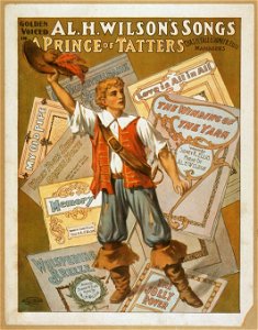 Golden voiced Al. H. Wilson's songs in A prince of tatters LCCN2014635468