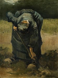 Vincent van Gogh - Bäuerin beim Umgraben2