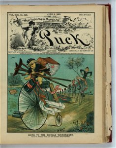 Going to the bicycle tournament - F. Opper. LCCN2012645479