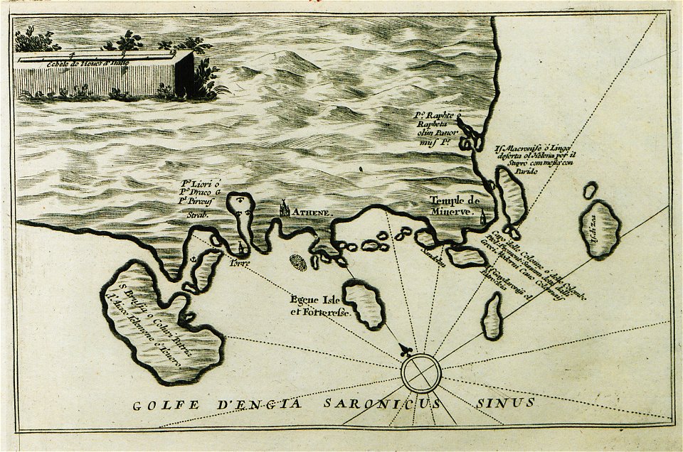Golfe d'Engia Saronicus Sinus - Peeters Jacob - 1690