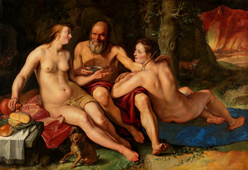 Lot en zijn dochters Rijksmuseum SK-A-4866