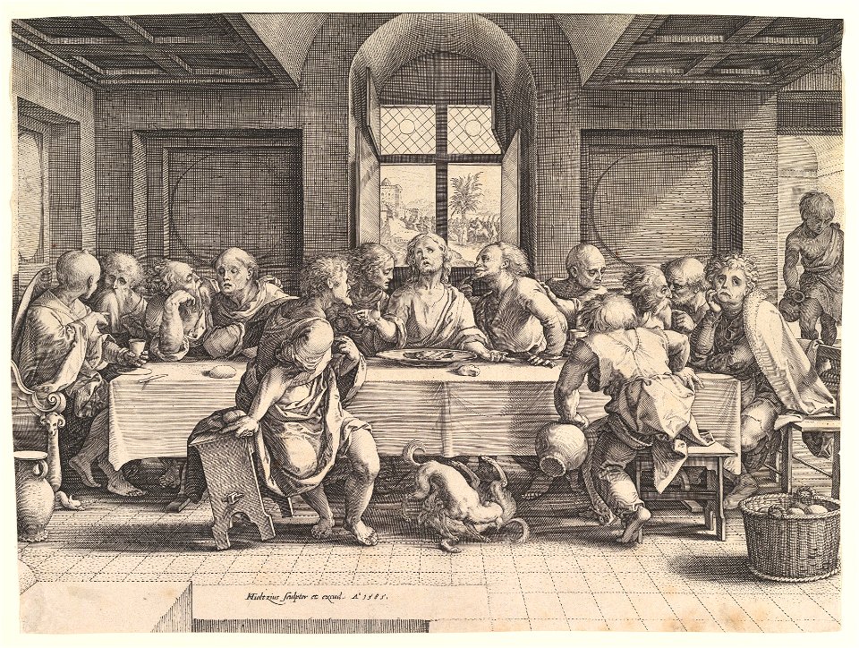 Hendrick Goltzius - Last Supper