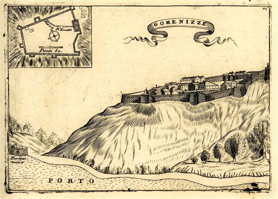 Gomenizze - Coronelli Vincenzo - 1688