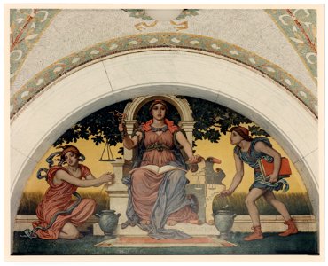 Good administration mural by Elihu Vedder, Jefferson Building, Library of Congress LCCN2005675761