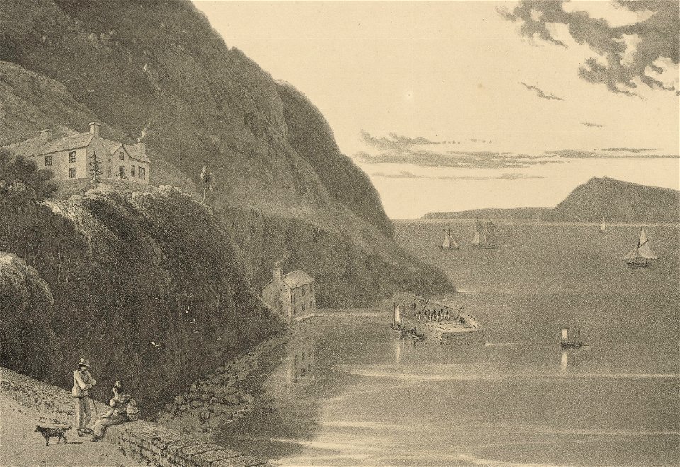 Goodwych Pier - near Fishguard, Pembrokeshire- Novr 1 1814