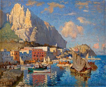 Konstantin Gorbatov - View of Capri (1)