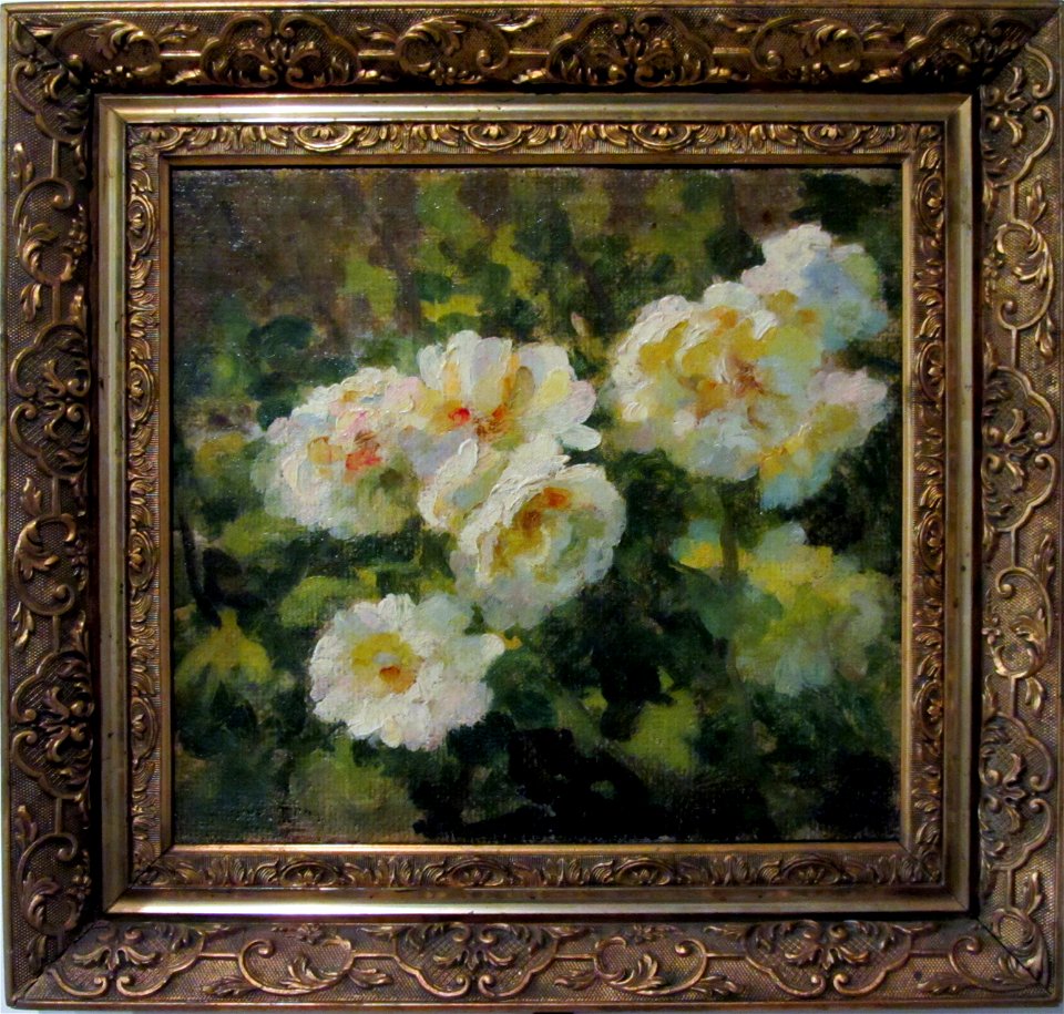 Gonzalez, Juan Fco - Rosas blancas -ost MMBAV fRF02 framed