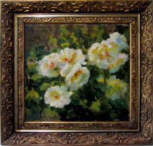 Gonzalez, Juan Fco - Rosas blancas -ost MMBAV fRF02 framed