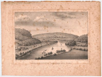 Gorge between Holyoke and Tom - Mrs. Hitchcock del. ; Pendleton's Lithogy. Boston. LCCN2016645690