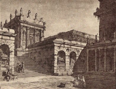 Gonzaga Szenenentwurf Wien Nationalbibliothek