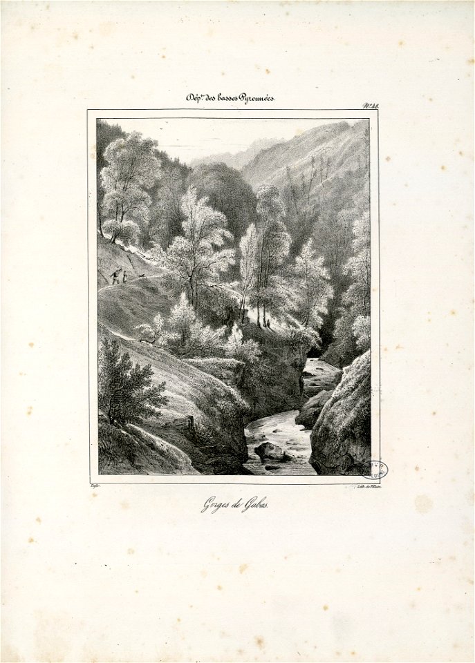 Gorges de Gabas (Basses Pyrénées) - Fonds Ancely - B315556101 A DEFER 051