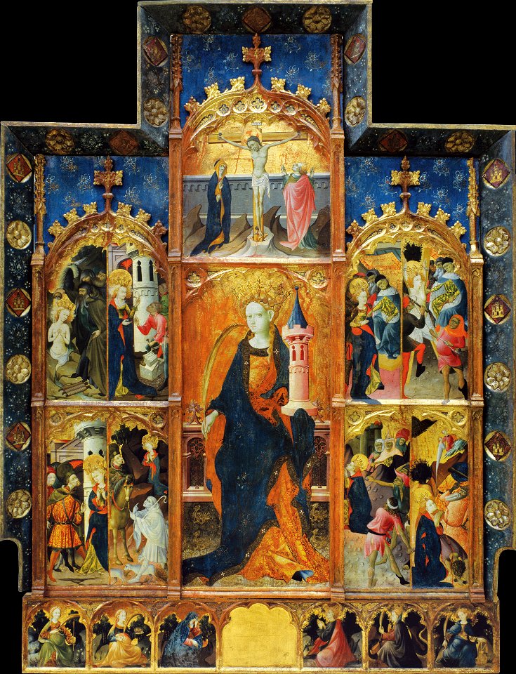 Gonçal Peris Sarrià - Altarpiece of Saint Barbara - Google Art Project