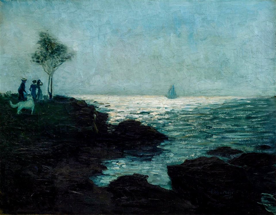 A Walk along the Shore by Aaron Gorson