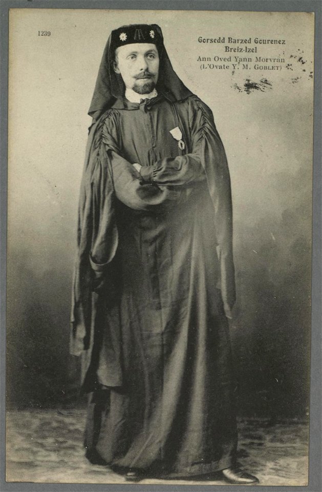 Gorsedd Barzed Gourenez Breiz-Izel Ann Oved Yann Morvran (L'Ovate Y. M. Goblet) (5449718)