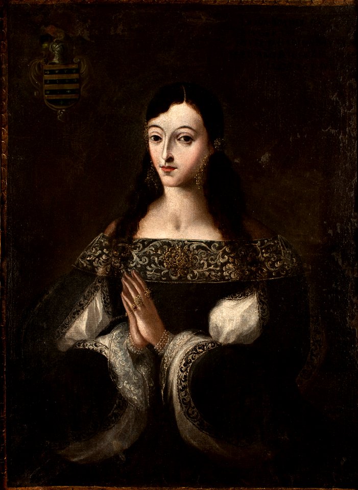 Pedro Ruíz Gonzalez - Portrait of the wife of Captain Barrios - Google Art Project
