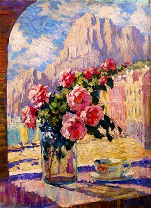 Konstantin Gorbatov - Bouquet of Flowers on the Window