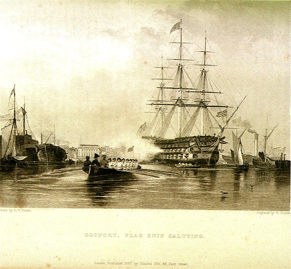 Gosport, Flagship Saluting RMG PU5985
