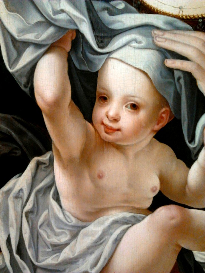 Gossaert Madonna (detail)