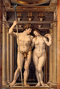 Jan Gossaert - Neptune and Amphitrite - Google Art Project. Free illustration for personal and commercial use.