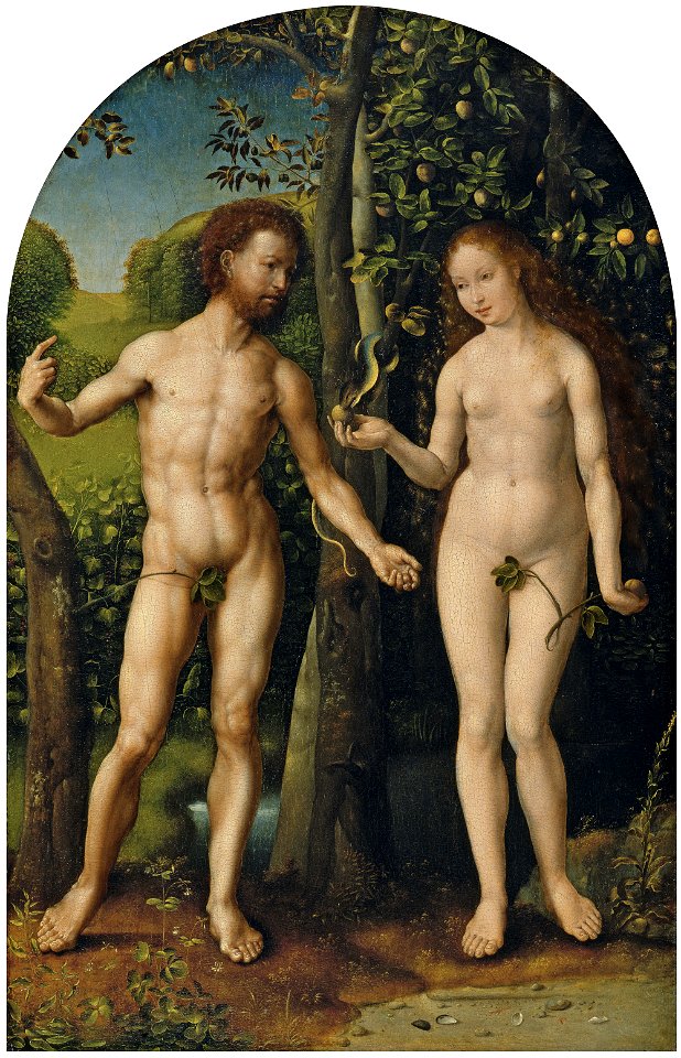 Gossaert Thyssen Adam and Eve