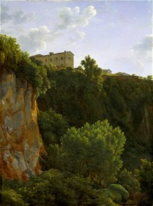 Gorge at Cività Castellana (Jean-Joseph-Xavier Bidauld) - Nationalmuseum - 23825