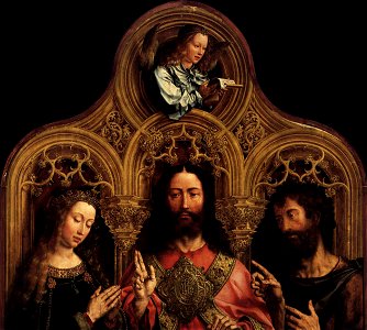 Jan Gossaert - Christ between the Virgin and St John the Baptist - WGA9766