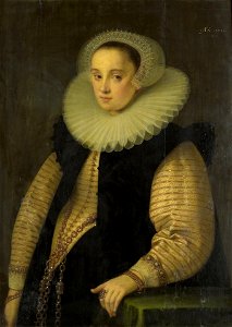 Gortzius Geldorp - Portrait of Hortensia del Prado, Wife of Jean Fourmenois