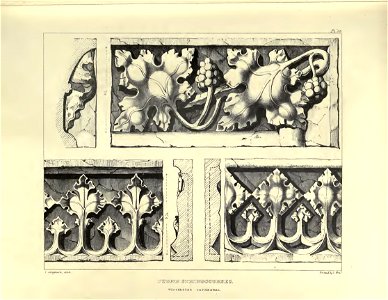 Gothic Ornaments, selected fom various ancient buildings, both in England and Franc, during the years 1828, 1829, and 1839 - Agustus Pugin 48