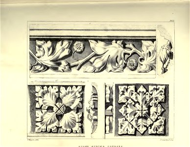 Gothic Ornaments, selected fom various ancient buildings, both in England and Franc, during the years 1828, 1829, and 1839 - Agustus Pugin 52