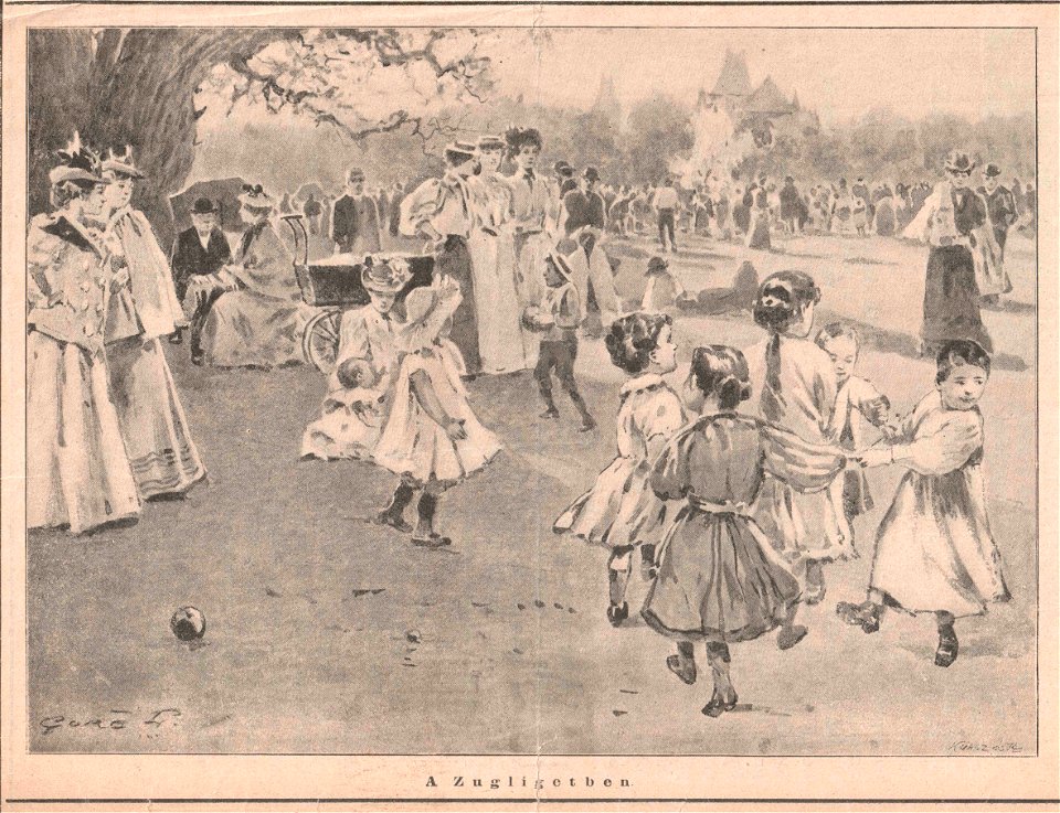 Goró Lajos Zugligetben 1899-06-11