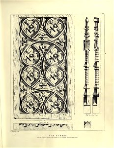 Gothic Ornaments, selected fom various ancient buildings, both in England and Franc, during the years 1828, 1829, and 1839 - Agustus Pugin 34