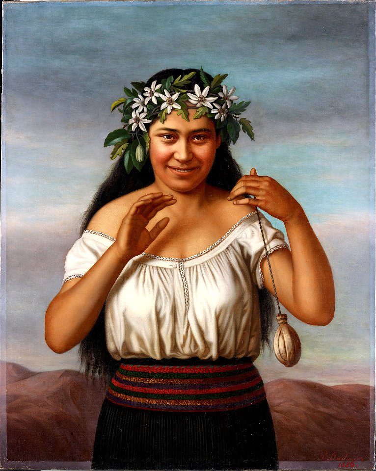 Gottfried Lindauer - Portrait of Terewai Horomona (b.1866)
