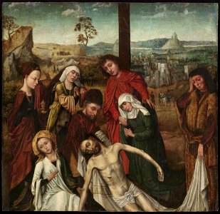 Goswin van der Weyden - The Deposition of Christ - 29.725 - Museum of Fine Arts. Free illustration for personal and commercial use.