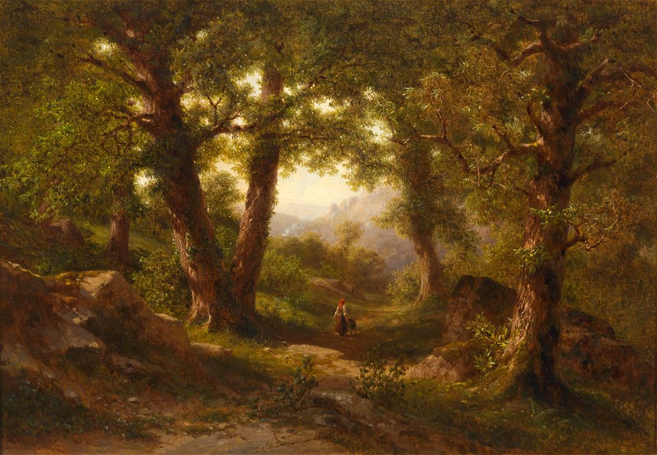 Gottfried Seelos Kastanienhain 1870