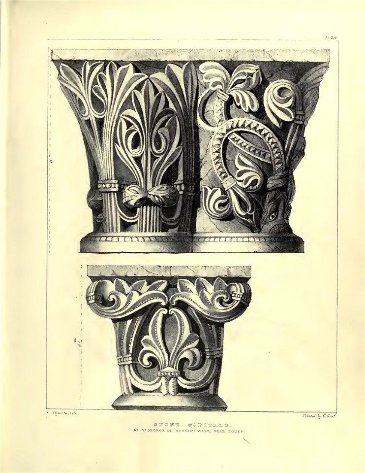 Gothic Ornaments, selected fom various ancient buildings, both in England and Franc, during the years 1828, 1829, and 1839 - Agustus Pugin 59