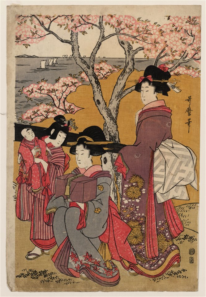 Gotenyama no hanami migi LCCN2008661207