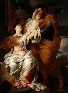 Gotfried Maes - Holy Family