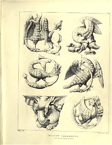 Gothic Ornaments, selected fom various ancient buildings, both in England and Franc, during the years 1828, 1829, and 1839 - Agustus Pugin 39
