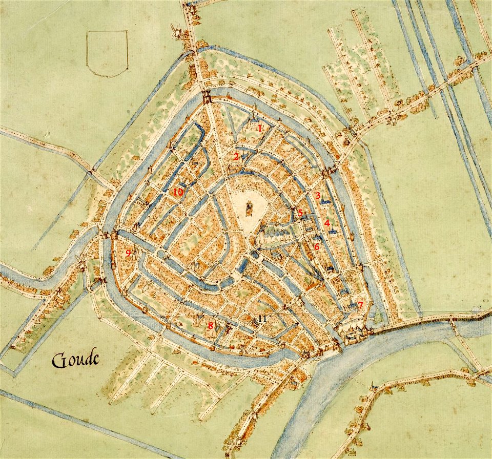 Gouda Jacob van Deventer 1550