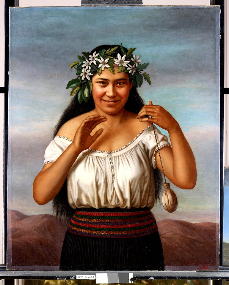 Gottfried Lindauer (1839-1926) - Terewai Horomona (b.1866) - RCIN 406702 - Royal Collection