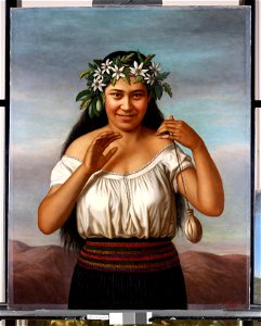 Gottfried Lindauer (1839-1926) - Terewai Horomona (b.1866) - RCIN 406702 - Royal Collection