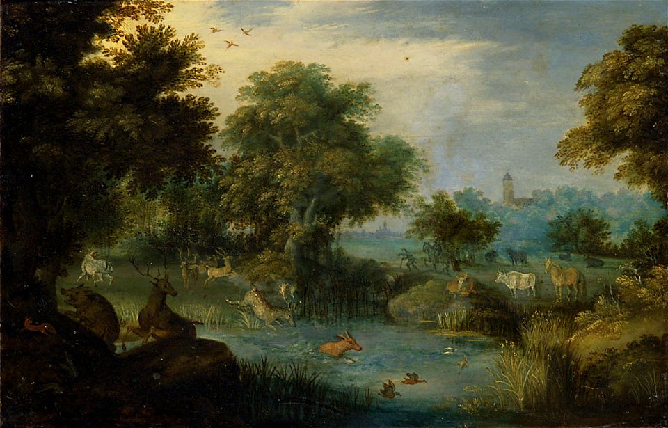 Abraham Govaerts - Hunting Scene