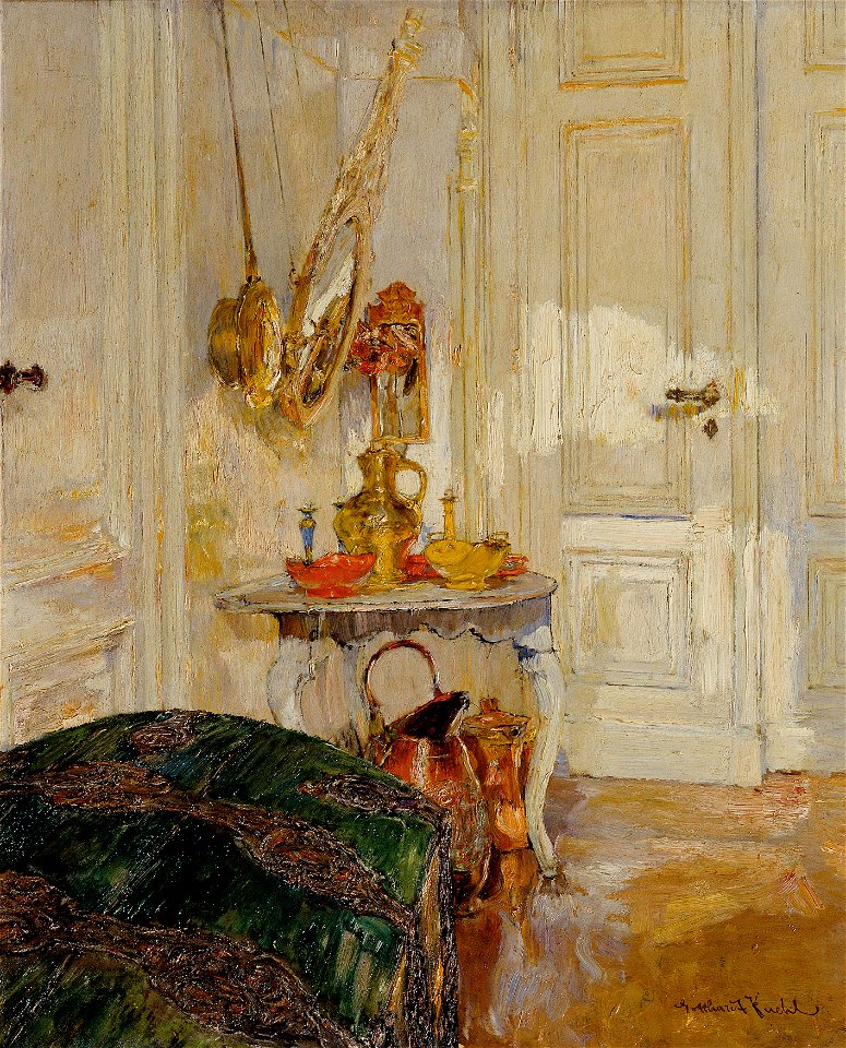 Gotthardt Kuehl - Weißes Interieur - 730 - Österreichische Galerie Belvedere