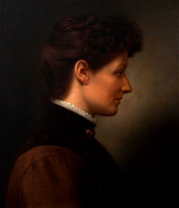 Gottfried Lindauer - Portrait of Kate Sperrey - Sarjeant Gallery