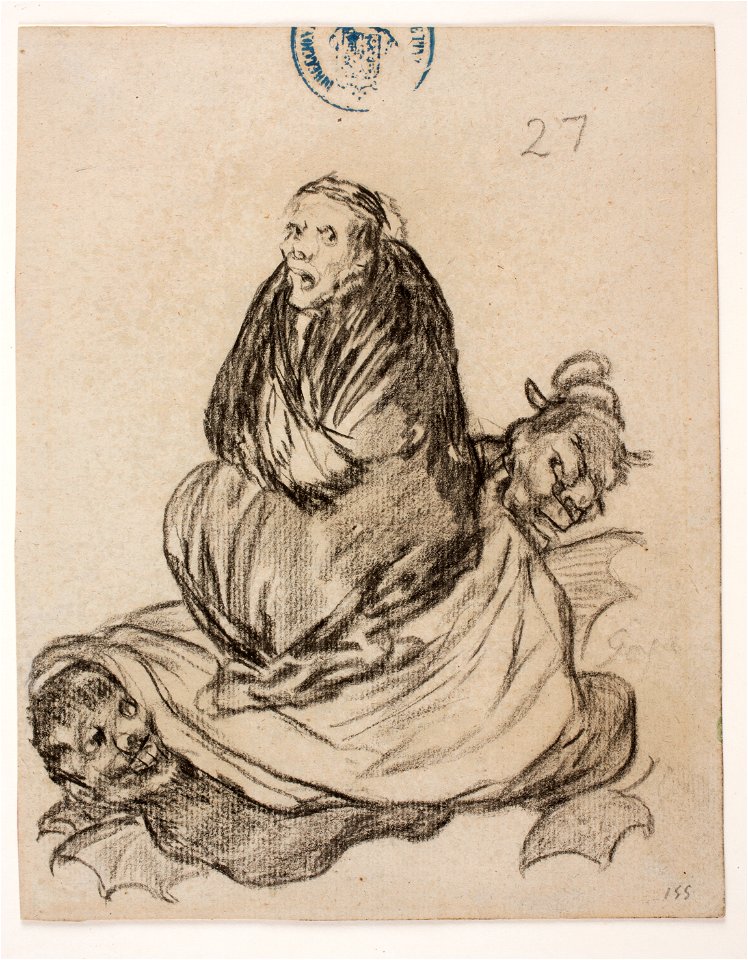 Goya - Bruja de viaje, D04127
