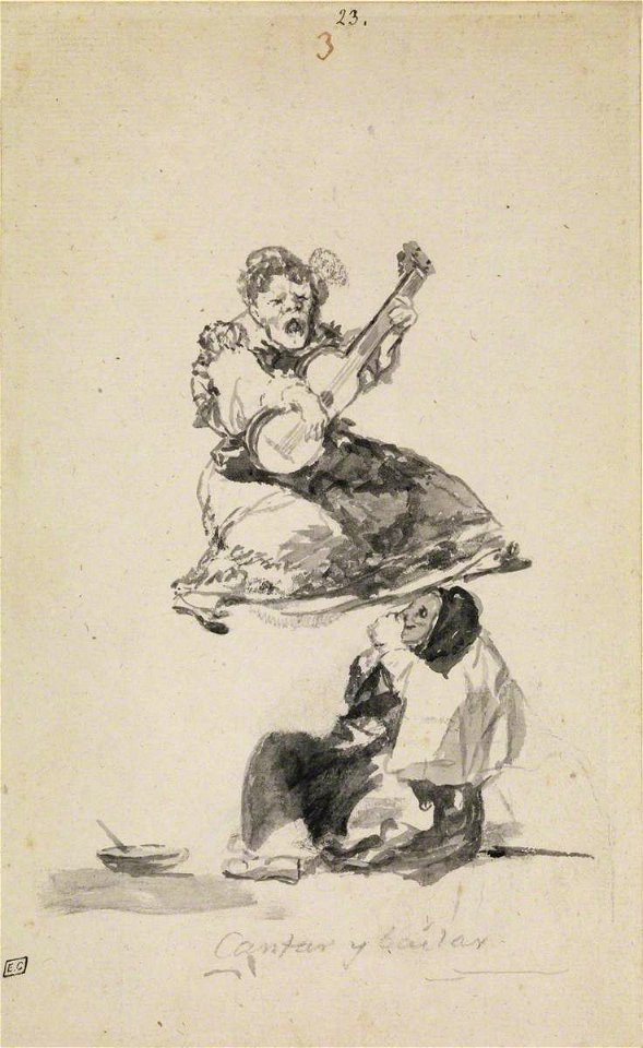 Goya - Cantar y Bailar (Singing and Dancing), D.1978.PG.256, 1819–1820