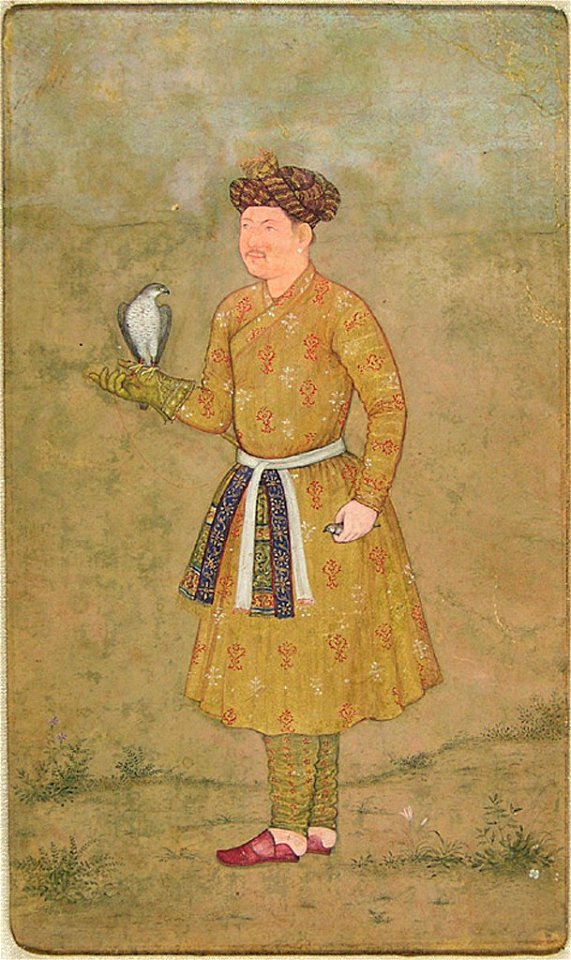 Govardhan - Khan ‘Alam, Mughal Emperor Jahangir’s Falconer and His Ambassador to Iran, with a Sparrow Hawk - 1999.293 - Arthur M. Sackler Museum