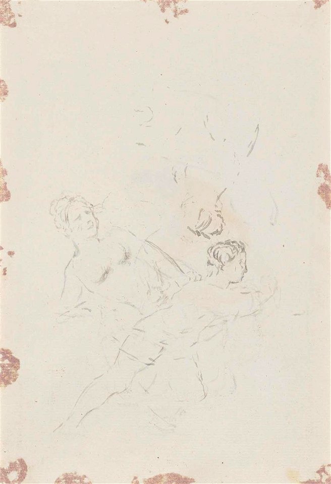 Goya - (Old Man Writing) Mucho sabes y aun aprendes (You Know a Lot and You're Still Learning); Sheet 15 from Album E (Black Border Album), 58.359, v