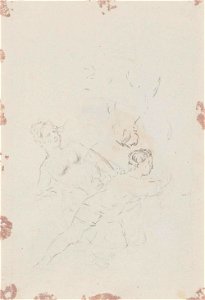 Goya - (Old Man Writing) Mucho sabes y aun aprendes (You Know a Lot and You're Still Learning); Sheet 15 from Album E (Black Border Album), 58.359, v