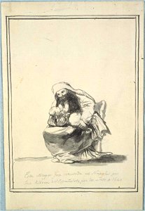 Goya - Bearded Woman With Child, 1973.504